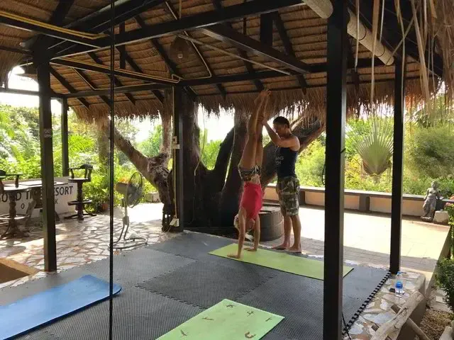 Yoga class at Good Time Sports Resort
